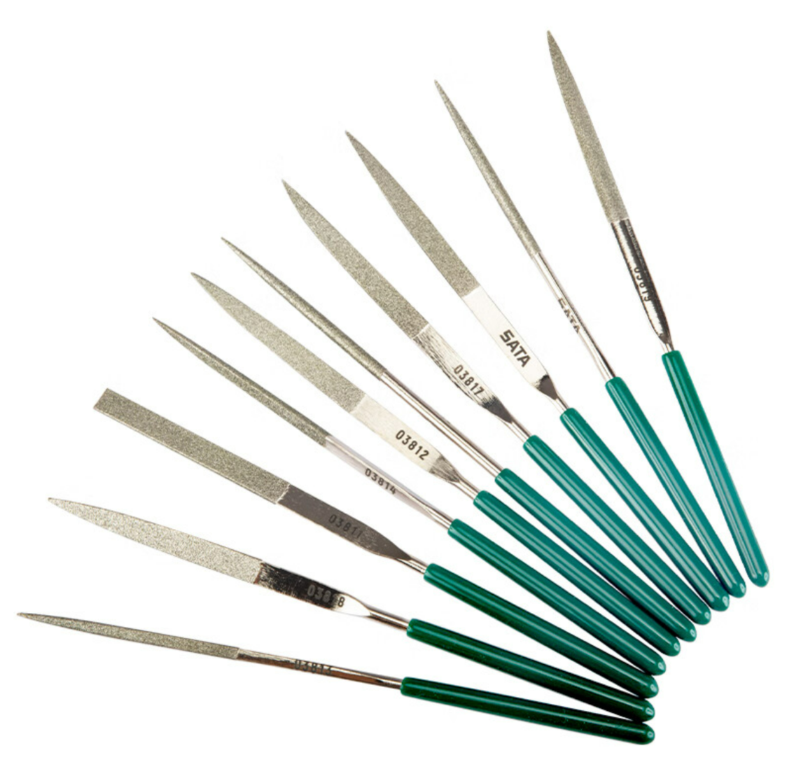 Sata pointed half round file
